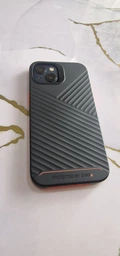 Чохол протиударний ZAGG Gear4 Denali D3O MagSafe для Iphone 13/14 Black Orange фото від покупців 1