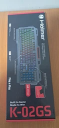 Клавиатура проводная Holmer K-02GS RGB Backlight USB Black фото от покупателей 2