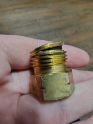 Перехідник для газового балону GW 3/8" L на GZ 21,8 mm L BRADAS PRA2