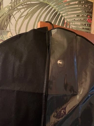 Чехол для одежды RZTK DressBag 60x130 см на молнии Черный полупрозрачный фото от покупателей 3
