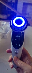 Микротоковый массажер для лица и шеи 7 режимов RF-лифтинг EMS с микротоками от отеков лифтинг и тонус кожи для омоложения фото от покупателей 4