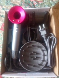 Фен Super Hair Dryer ceramic pop з іонізацією та турборежимом 5 насадок