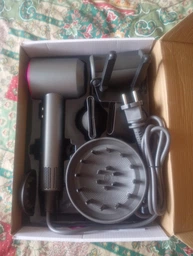 Фен Super Hair Dryer ceramic pop з іонізацією та турборежимом 5 насадок фото від покупців 1