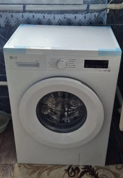 Стиральная машина LG F2Y2NS3WE фронтальная, 6кг, 1200, В, 44см, дисплей, пар, инвертор, белый фото от покупателей 14