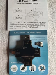 USB-C тестер емкости цифровой Вольтметр Амперметр 6,5А / QC3.0 / 32V / 99999mAh / USB 3.1 / LED-дисплей фото от покупателей 5