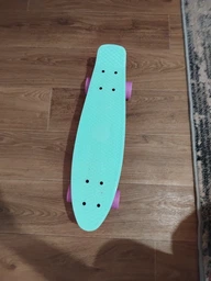Скейт Пенни Борд Penny FishSkateboards Mint 22" мятный, лиловые колеса