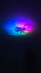 Люстра светодиодная потолочная LUMINARIA OVAL RGB 90W 5S 725/423 BLACK 220V IP20, LED светильник с пультом ДУ фото от покупателей 3
