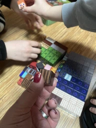 Магнітний конструктор у стилі Minecraft Magnetic BC-00112 200 блоків фото від покупців 2