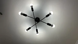 Потолочная люстра светодиодная 60w черная фото от покупателей 2
