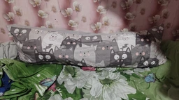 Подушка дакимакура Руно Grey Cat антиаллергенное волокно 50х150 см (Р315.52_Grey Cat)