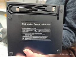 Внешний CD/DVD RW дисковод с USB хабом 10в1 USB 3.0 Type-C оптический ультратонкий с кардридером Micro SD для ноутбука MacBook компьютера ПК чтение и запись дисков портативный Plug&Play без драйверов без внешнего питания 5 Гбит Windows MacOS Linux фото от покупателей 6