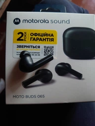 Наушники Motorola MOTO BUDS 065 ENC Moonless Night фото от покупателей 1