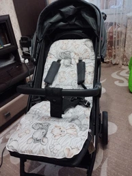 Матрацик - вкладка в коляску Carrello Bravo/SL/Alfa 89х34 DavLu зоопарк (car-000009)