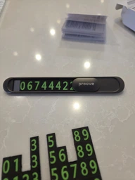 Парковочная Карта Proove Parking Number Plate Metal Lock black