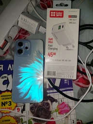 Сетевое зарядное устройство ColorWay GaN Mini 45W PD Port PPS USB (Type-C PD + USB QC3.0) White (CW-CHS060PD-WT)