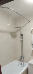 Карниз для ванної Комфорт Люкс кутовий 150×70