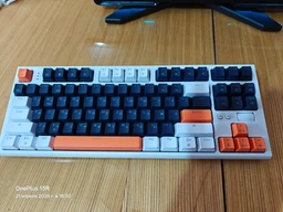 Клавиатура механическая проводная GamePro MK180W Hot-Swap Red Swich TKL RGB White