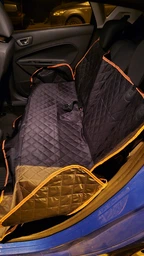 Автогамак для собак в машину на заднее сиденье авто гамак накидка чехол автомобильная подстилка с бортами для перевозки собаки (002251) фото от покупателей 4