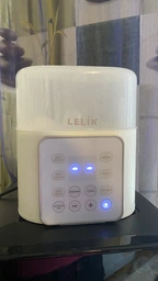 Многофункциональный подогреватель и стерилизатор LELIK™ Nutri Care 9in1 для детских бутылочек KH-0588, белый + Подарок сушилка для детских бутылочек, сосок, стаканов, всего 9 предметов, LELIK, зеленый фото от покупателей 4