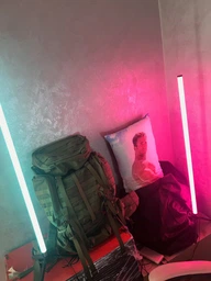 Торшер неоновая лампа Intellect Stand LED RGB от USB напольный светильник, ночник, регулировка с телефона и пульт ДУ фото от покупателей 9