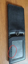 Вертикальный бейдж на ленте Button Black, бейджик с отделениями для пропуска, визиток и карточек, офисный бейдж на шнурке, Chansin (31261540) фото от покупателей 2
