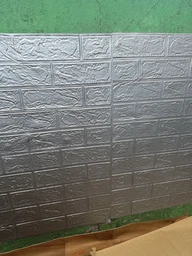 3D панель самоклеящаяся StickerWall под кирпич 770х700х3 мм белая