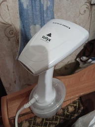 Відпарювач одягу ручний вертикальний 1600W для всіх видів тканин курток, піджаків, пальто, тканин, синтетики, фіранок, тюлів, штор, текстилю, білий