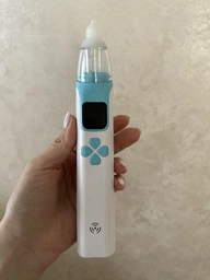 Електронний аспіратор назальний потужний для носа Electric Baby Nasal Aspirator соплеотсос електричний для новонароджених дітей з музикою білий