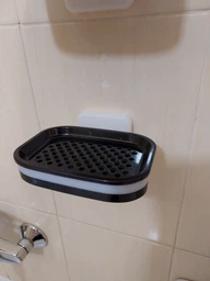 Мильниця настінна на липучку у ванну зі зливом Soap dish