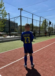 Форма футбольна дитяча з індивідуальним нанесенням символіка збірної УКРАЇНИ 2025 SP-Sport CO-4671 Розмір 24 Зріст 130-140 Жовтий фото від покупців 3