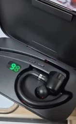 Гарнітура бездротова Bluetooth навушник мононавушник з шумозаглушенням портативний з мікрофоном кейсом блютуз гарнітури навушник вкладиш фото від покупців 1