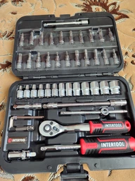 Набор инструментов Intertool STORM 1/4" Сr-V, 46 предметов (ET-8046)