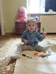 Широкие фломастеры Crayola легко смываемые 8 шт (8324) (5010065083240)