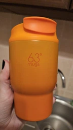 Термочашка 63mugs Drive 360 мл для кофе Красная (6999999987321) фото от покупателей 1