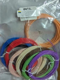 Пластик для 3D ручки набір Еко пластику Smart PLA 3D-PEN filament PLA для 3D-ручок 1.75 мм / 210 метрів (21 колір по 5 м)
