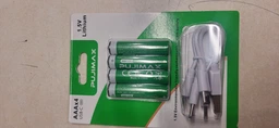 Аккумуляторные батарейки AA Pujimax 1.5V литий-ионные аккумуляторы пальчиковые батареи 3400mwh с USB Type-C зарядкой быстрые перезаряжаемые батарейки для пульта фонарика игрушек мышки часов многоразовые батарейки высокой емкости 1200 циклов зарядки 4шт