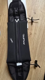 Сумка на пояс для бега Fitletic Ultimate I Running Belt w 6 Gel Holders, FL-N06-01-BK/BK (черный/черный)