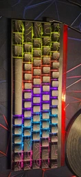 Механічна клавіатура з HOT-SWAP AJAZZ NK68 V2 68Key, УКР/АНГЛ, NKRO, Black/Чорна (NK68B)