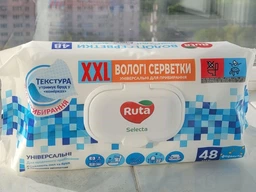 Хозяйственные влажные салфетки для уборки Ruta универсальные в упаковке 48 шт (4820202898658) фото от покупателей 1