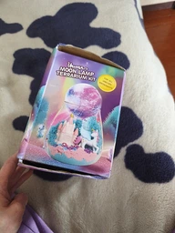 Интерактивный набор для создания ночника Unicorn Terrarium Kit с единорогом и подсветкой фото от покупателей 1