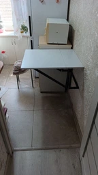 Стіл розкладний Олександр 6 Ferrum-decor 750x600x700 Чорний метал ДСП Дуб Артизан 16 мм (ALEKS006)