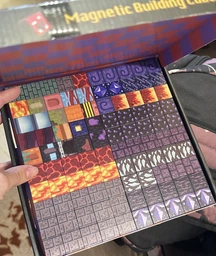 Магнитный конструктор в стиле Minecraft TW-12 Pink 100 блоков Майнкрафт детские конструкторы для девочки фото от покупателей 4