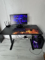 Стол с электрорегулировкой высоты 120 X 60 см Flexi Desk Black Matte 27884 фото от покупателей 12