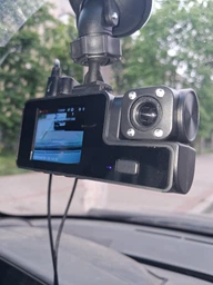 Відеореєстратор на 3 камери і з Wi-Fi - Black Box Traffic Recorder (спереду + позаду + салон) FullHD фото від покупців 2