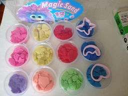 Набор кинетического песка Strateg Magic Sand 12 шт (39405) (4823113882372) фото от покупателей 1