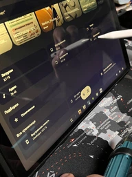Универсальный цифровой стилус с дисплеем RZTK Stylus + 2 сменных наконечника (STD-L2) фото от покупателей 4