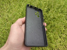 Шкіряний чохол XnE Xiaomi Redmi Note 10 Pro з металевою вставкою Blue (34274-28) фото від покупців 1
