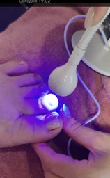 Лампа для маникюра ультрафиолетовая Clip on UV Lamp 365nm + 395nm фонарик наращивания ногтей, USB, 360°, Черный