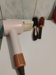 Профессиональный фен для волос Super Hair Dryer 1600 Вт + насадка концентратор, жемчужный