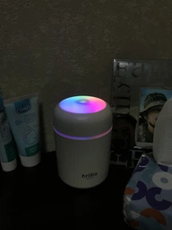 Увлажнитель воздуха ультразвуковой ночник для дома Brillix AirGlow 2F диффузор с led подсветкой 280мл + 4 сменных фильтра в комплекте увлажнители диффузоры фото от покупателей 4